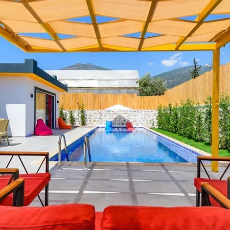 빌라 Zeytin Dali - Kalkan'da Jakuzili Balayi Villasi